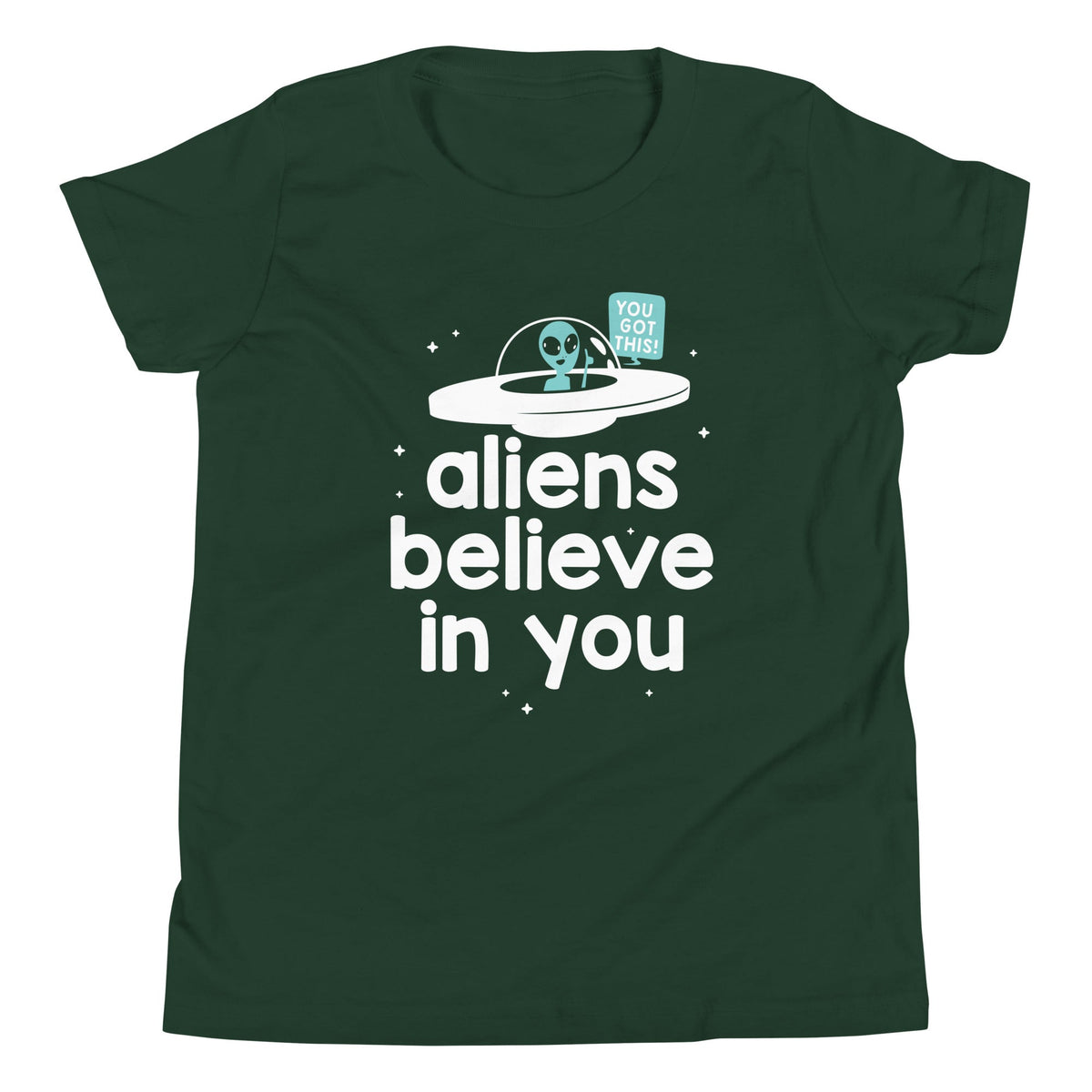 Aliens Believe In You Kid's Youth Tee product image 4