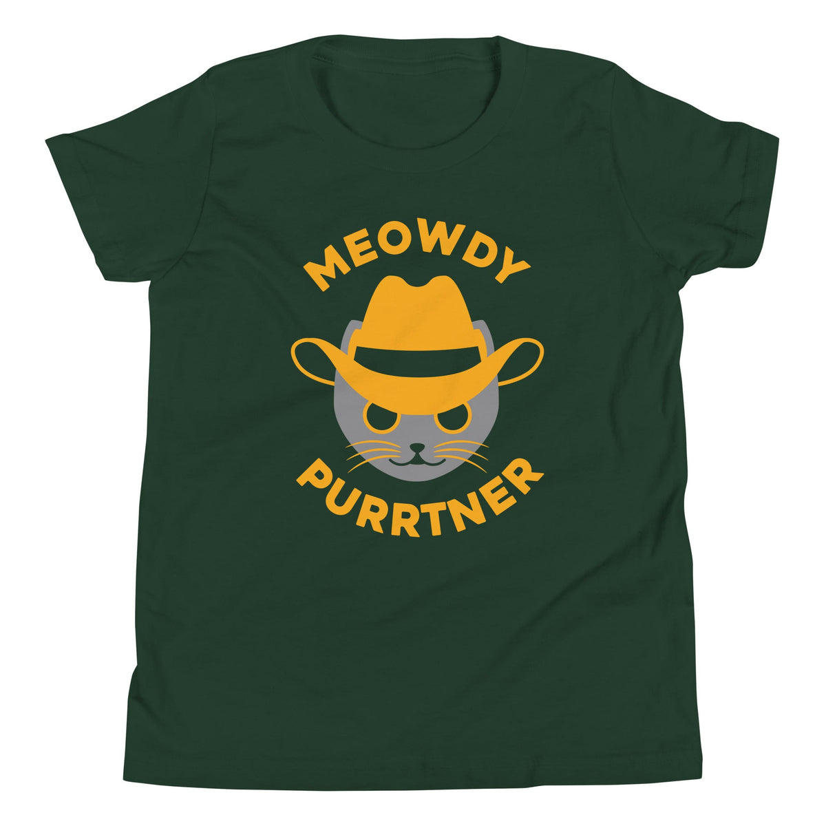 Meowdy Purrtner Kid's Youth Tee product image 4