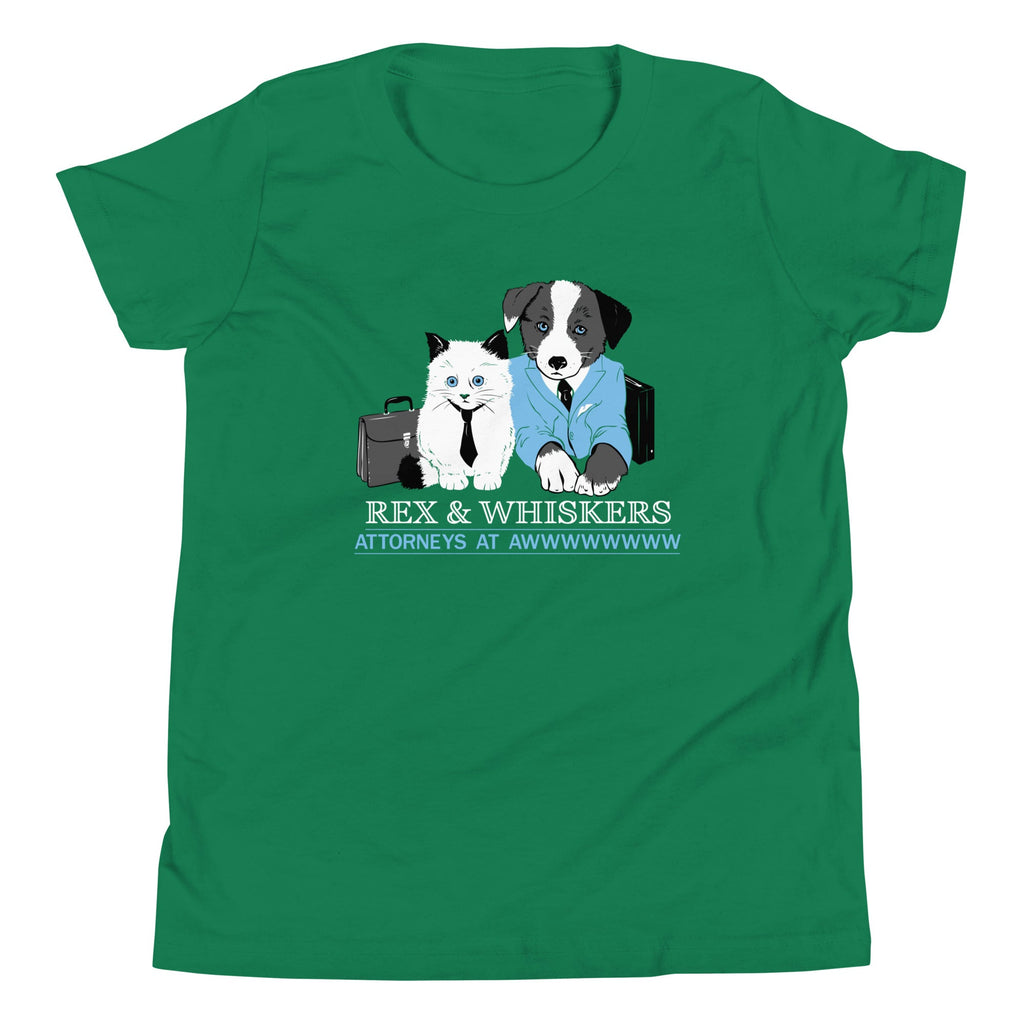Rex and Whiskers Attorneys Kid's Youth Tee product image 4