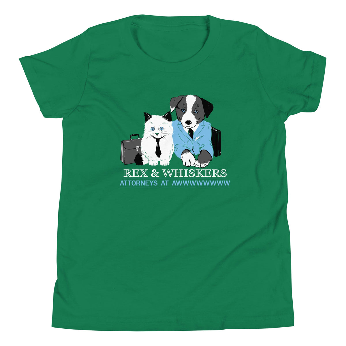 Rex and Whiskers Attorneys Kid's Youth Tee product image 4