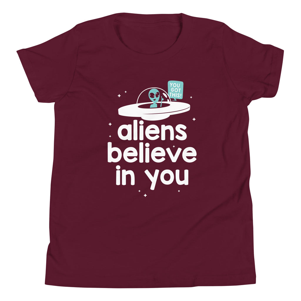Aliens Believe In You Kid's Youth Tee product image 1