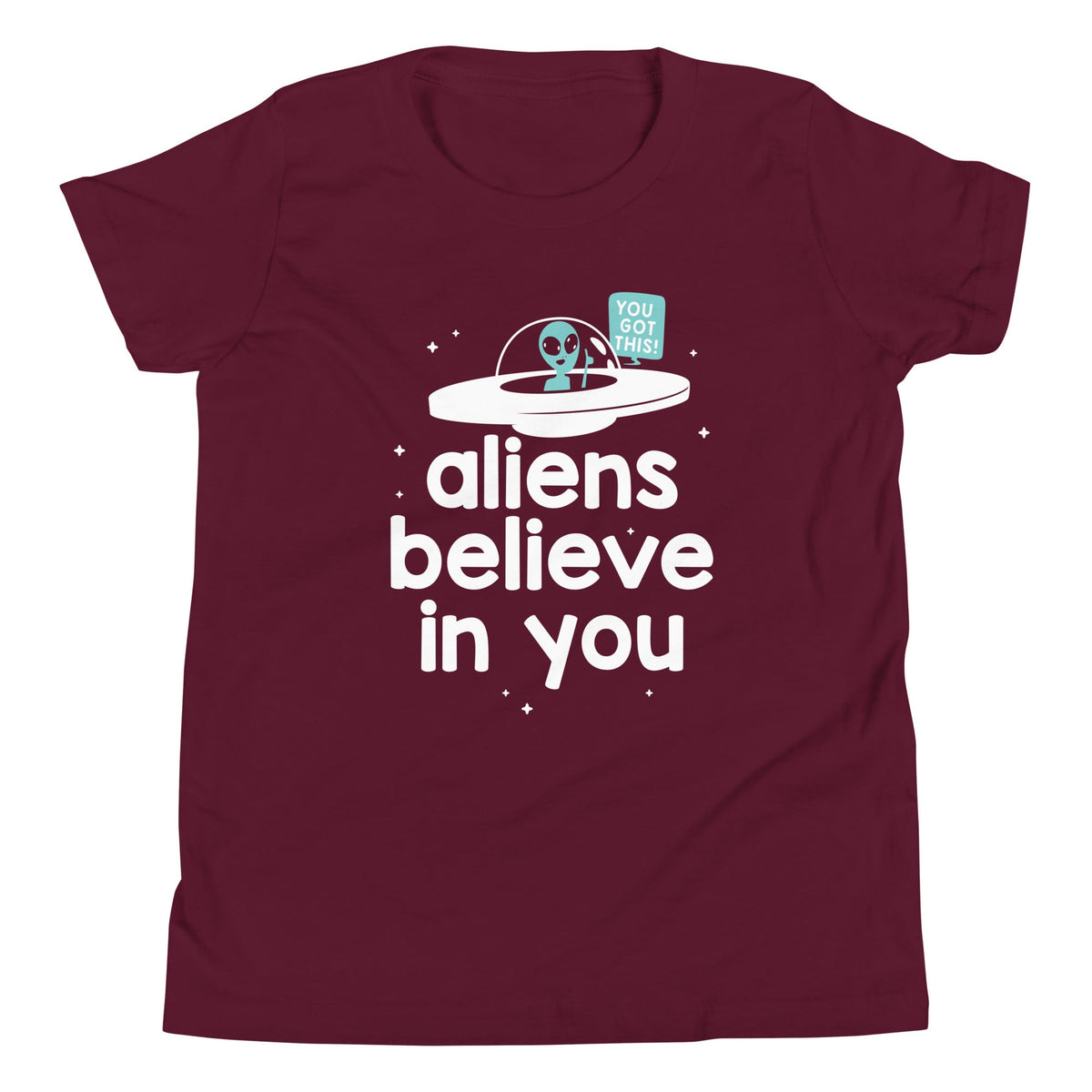 Aliens Believe In You Kid's Youth Tee product image 1