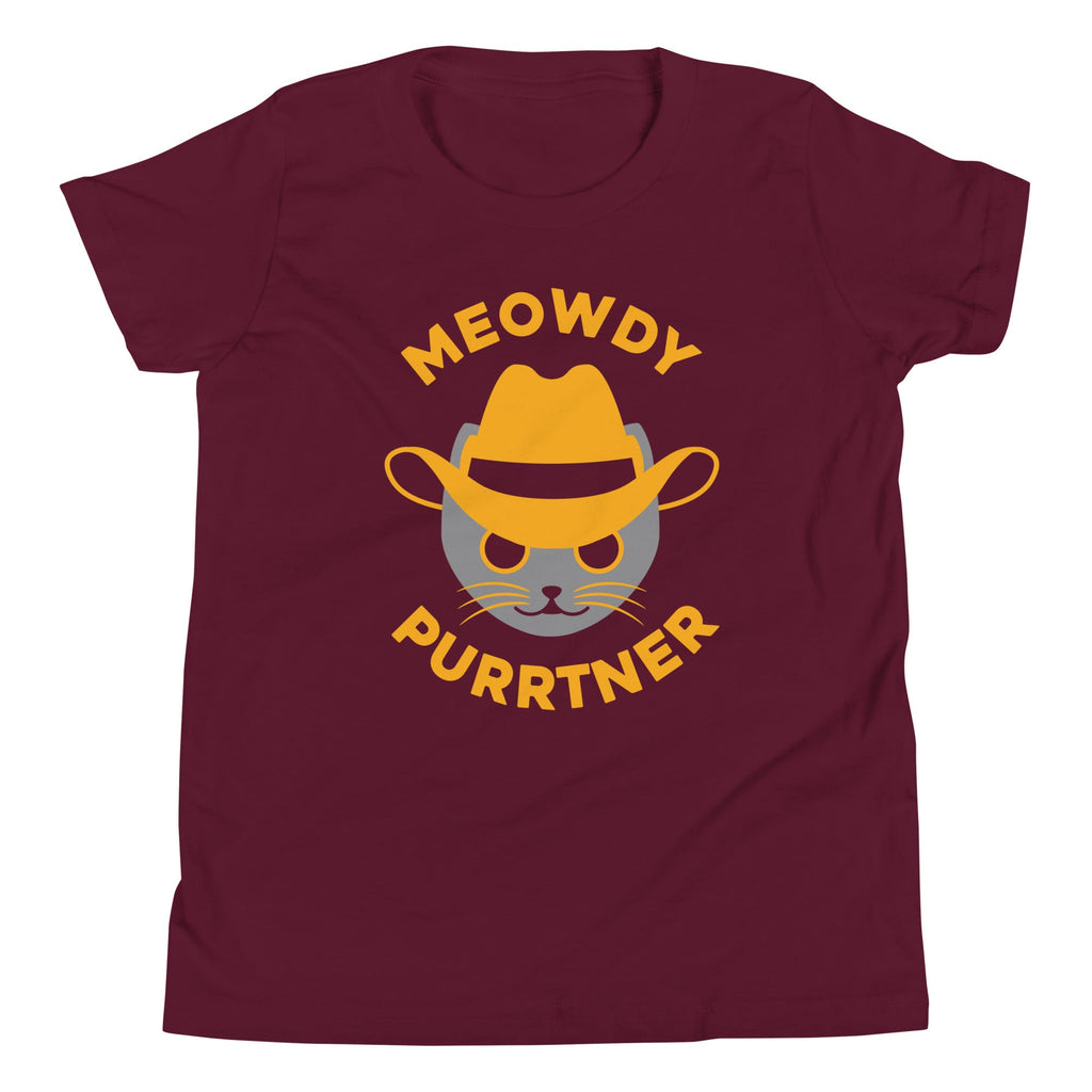 Meowdy Purrtner Kid's Youth Tee product image 3