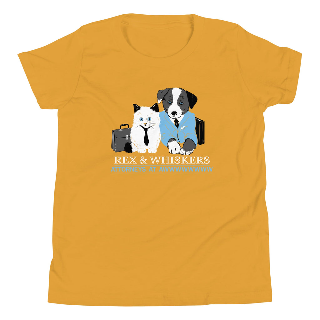Rex and Whiskers Attorneys Kid's Youth Tee product image 5