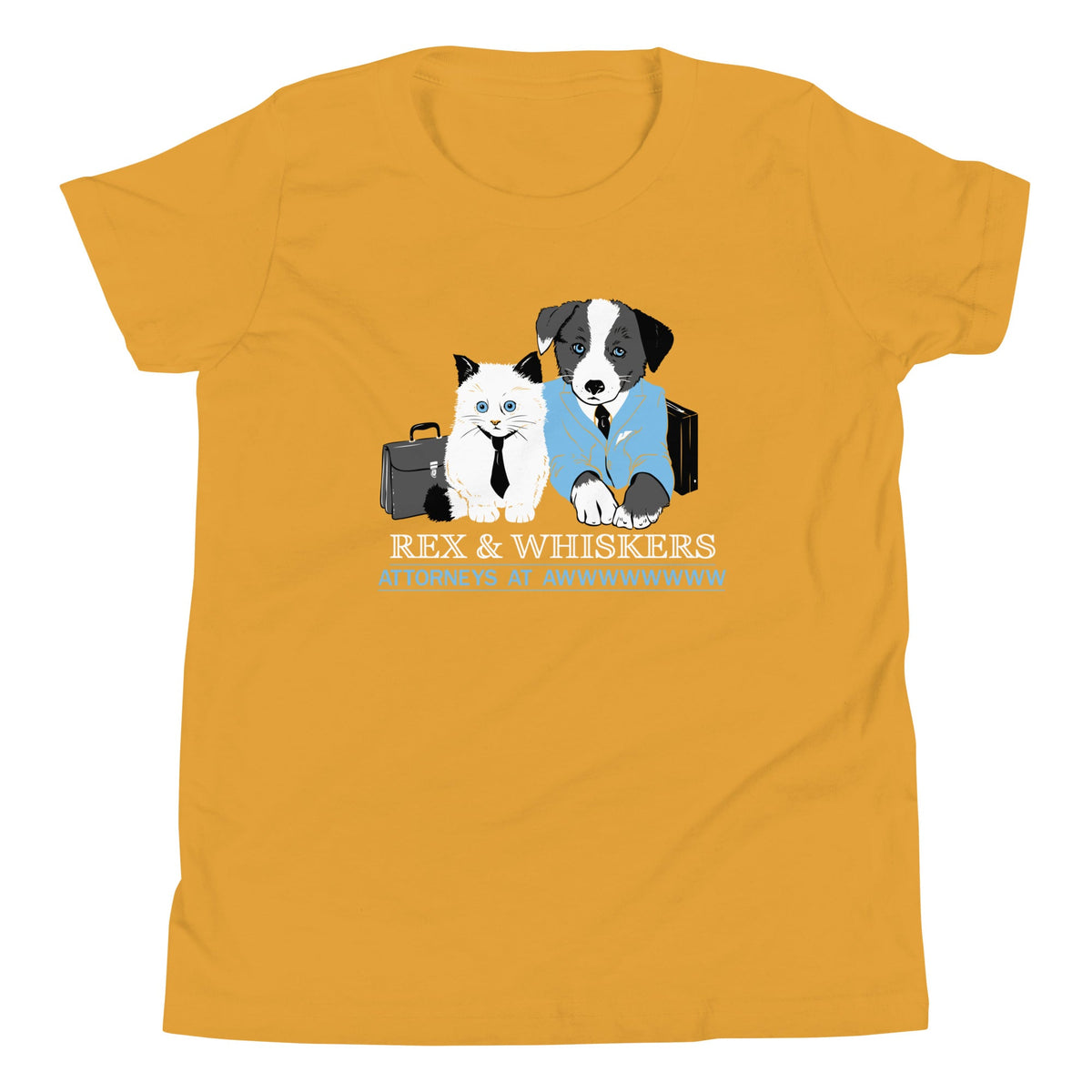 Rex and Whiskers Attorneys Kid's Youth Tee product image 5