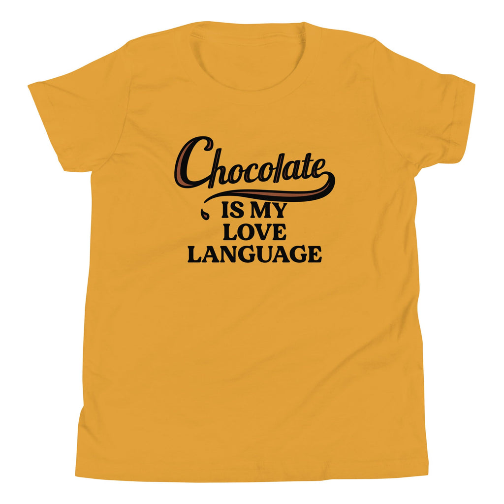 Chocolate Is My Love Language Kid's Youth Tee product image 3