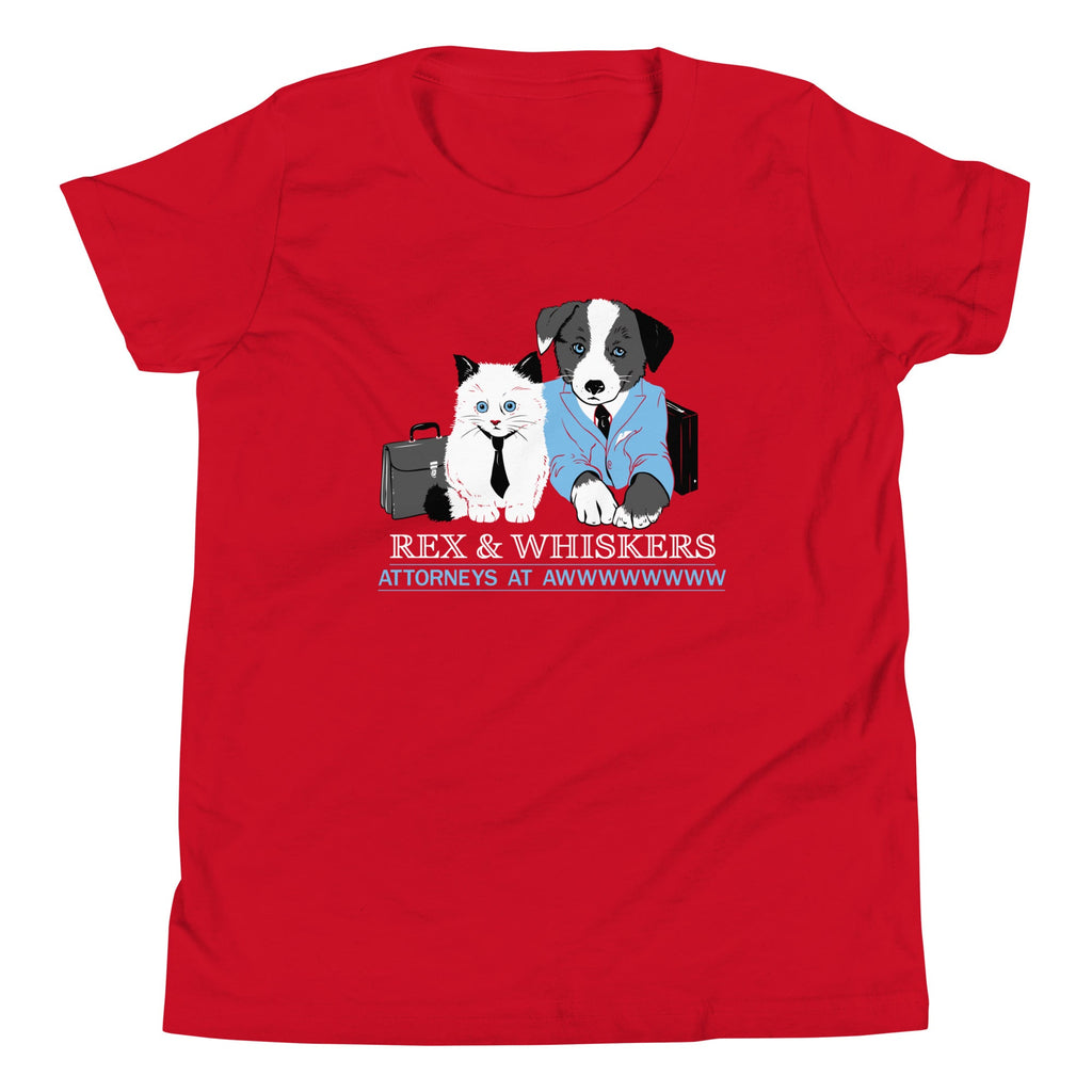 Rex and Whiskers Attorneys Kid's Youth Tee product image 2