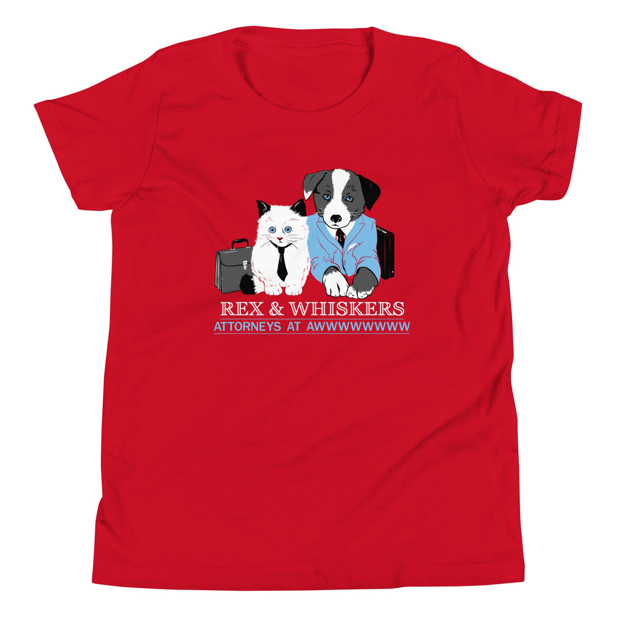 Rex and Whiskers Attorneys Kid's Youth Tee product image 2