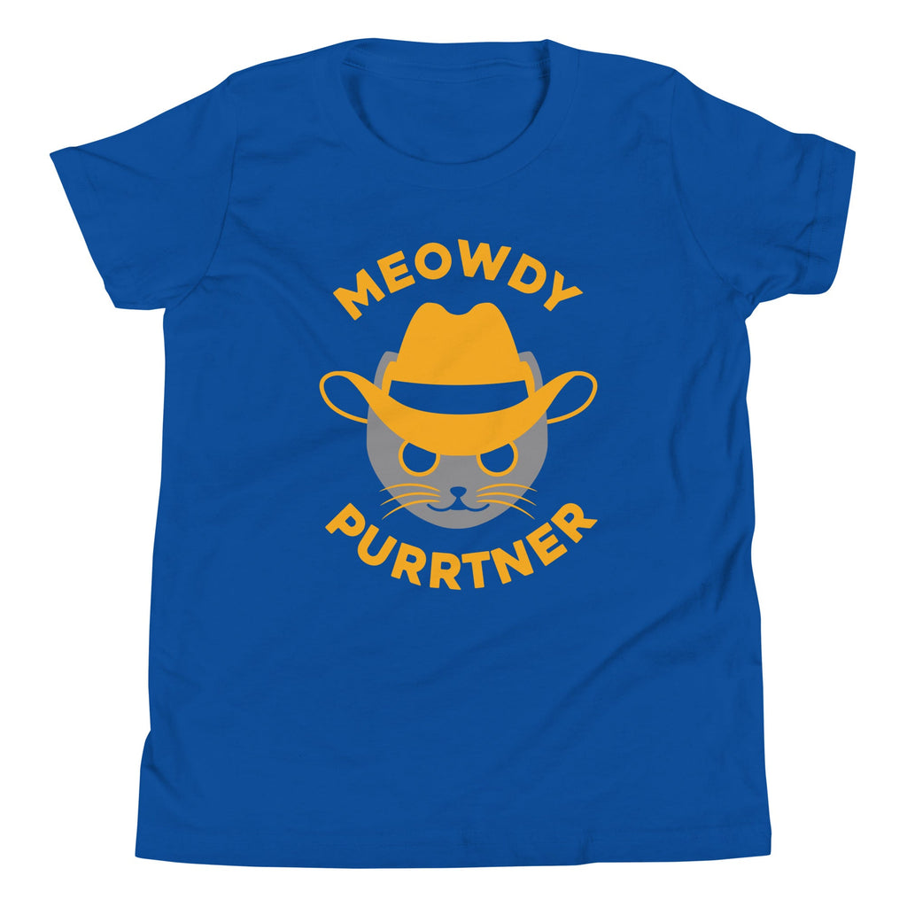Meowdy Purrtner Kid's Youth Tee product image 6
