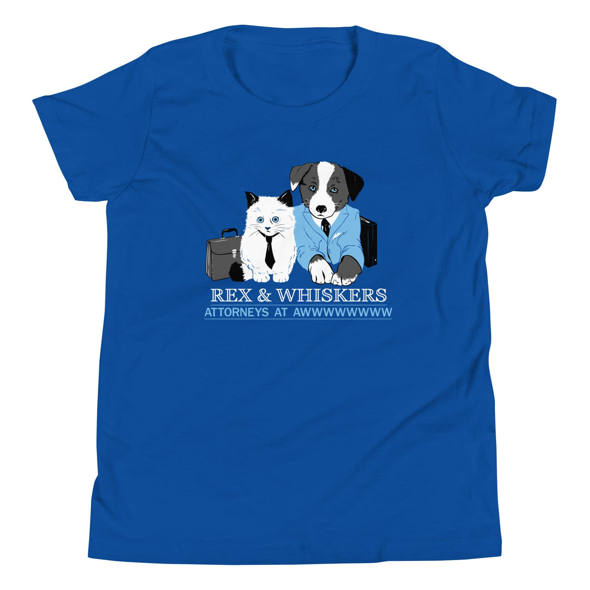 Rex and Whiskers Attorneys Kid's Youth Tee product image 1